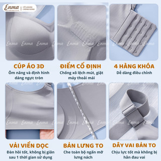 Áo lót nâng ngực chống chảy sệ Nhật Bản chất cotton thoáng mát, không gọng mút mỏng cao cấp BRA10
