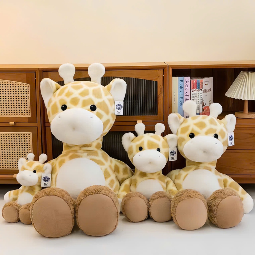 Gấu Bông Hươu Cao Cổ Siêu Khổng Lồ Dễ Thương - Thú Nhồi Bông Hươu 3D Hoạ Tiết Lông G170