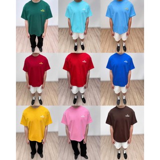 Áo thun MMESTLINE in cao su nổi "LOGO" form Boxy vải premium Cotton