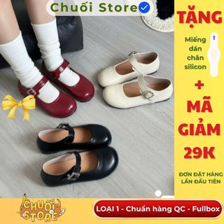 Giày bệt nữ da PU tổng hợp dệt vải đế cao su cao cấp thoải mái dễ thương phong cách hàn quốc