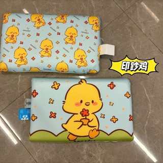 Gối và vỏ thun cao su non cho bé kích thước 30x46cm, gối ngủ trẻ em in hình 12 con giáp thoáng mát, mềm mại có khóa kéo