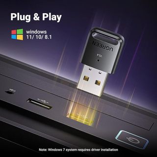 Thiết bị USB Bluetooth 5.0/5.3/5.4/6.0 UGREEN | Đèn báo LED | Nguyên vật liệu cao cấp | Bảo Hành 18 Tháng 1 Đổi 1 80889.