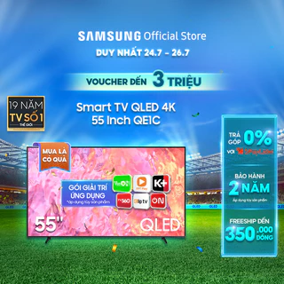 Smart Tivi Samsung 55 inch QLED 4K QA55QE1CAKXXV