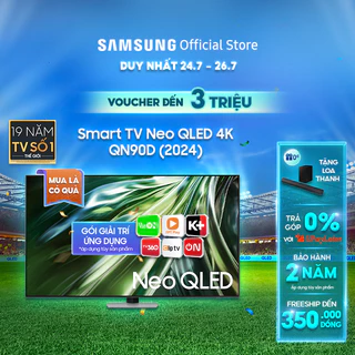 Smart Tivi Samsung Neo QLED 4K QN90DAKXXV - Miễn phí lắp đặt