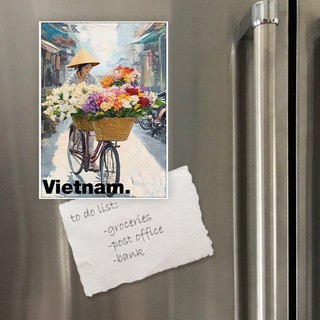 Nam Châm Hít Tủ Lạnh in hình du lịch Vietnam 12