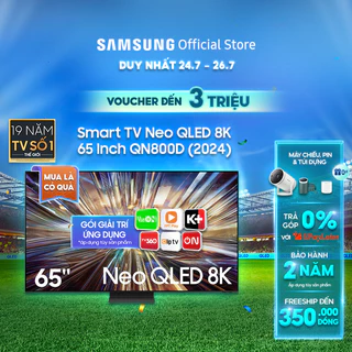 Smart Tivi Samsung Neo QLED 8K QN800DKXXV - Miễn phí lắp đặt