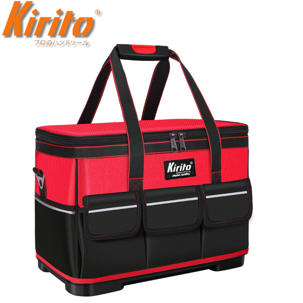 Túi Đồ Nghề Kirito nắp vuông 17in 20in – Túi Đựng Dụng Cụ Cho Thợ Cơ Khí, Thợ Điện, Thợ Xây
