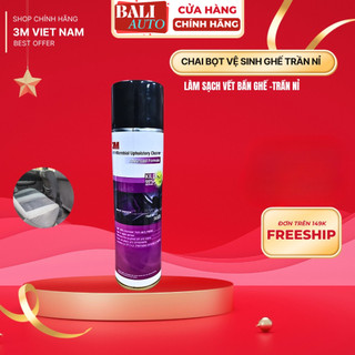 [Chính hãng] Chai Bọt vệ sinh làm sạch ghế - trần Nỉ nội Thất ÔTô 3M™ 290g