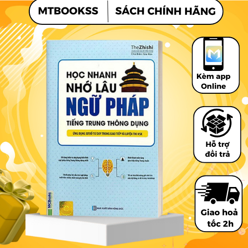 Sách -Combo Học Nhanh Nhớ Lâu: 1500 Từ Vựng Tiếng Trung Thông Dụng + Ngữ Pháp Tiếng Trung Thông Dụng