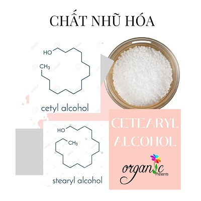 CETEARYL ALCOHOL (Thaiol 1618: Cetyl Stearyl Alcohol hoặc Ceto Alcohol)
