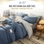 Bộ vỏ chăn ga gối Cotton Tici M2T BEDDING gồm vỏ chăn, ga giường và 2 vỏ gối nằm