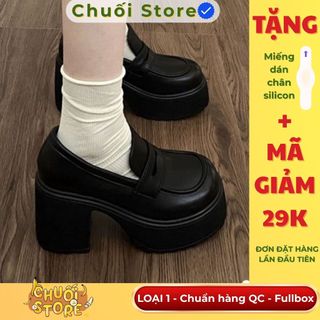 Giày oxford nữ da PU tổng hợp dệt vải đế cao su tinh tế nữ tính cao cấp nhẹ nhàng
