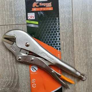 Kềm bấm chết miệng tam giác hãng Kapusi Nhật Bản, kích thước 10 inch (25cm), BH 12 tháng
