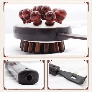 Gậy Đấm Lưng Massage Gỗ Nguyên Khối – Dụng Cụ Đấm Lưng 2 Mặt Giảm Đau Vai Gáy, Lưng, Eo, Chân Tay