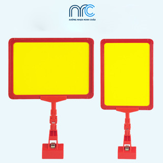 Kẹp bảng giá sản phẩm, Bộ khung kẹp bảng sale cho cửa hàng siêu thị nhiều màu sắc - Đa dạng kích thước A4, A5