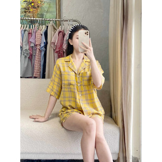 𝗛𝗮̀𝗻𝗴 𝗰𝗵𝗶́𝗻𝗵 𝗵𝗮̃𝗻𝗴 Bộ đồ ngủ mặc nhà pyjama Bamboo sợi tre form rộng mềm mướt - ON WORKSHOP