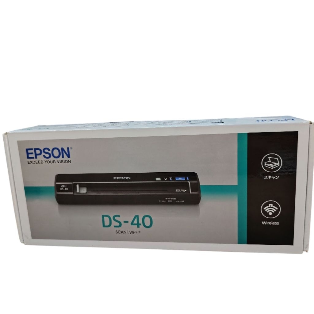 Hàng cũ) Máy scan màu di động Epson DS-40/DS-30 có pin+kết nối