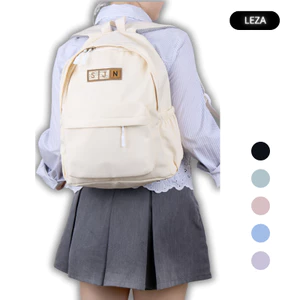 Balo đi học nữ LEZA balo ulzzang Hot Trend SJN trơn basic, nhỏ gọn, đáng yêu