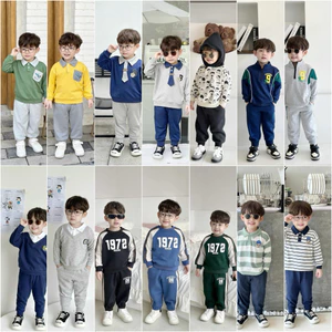 Bộ Quần Áo Bé Trai Loco Dài Tay Thu Đông Size 80-140 (9-30kg) Dày Dặn Ấm Áp