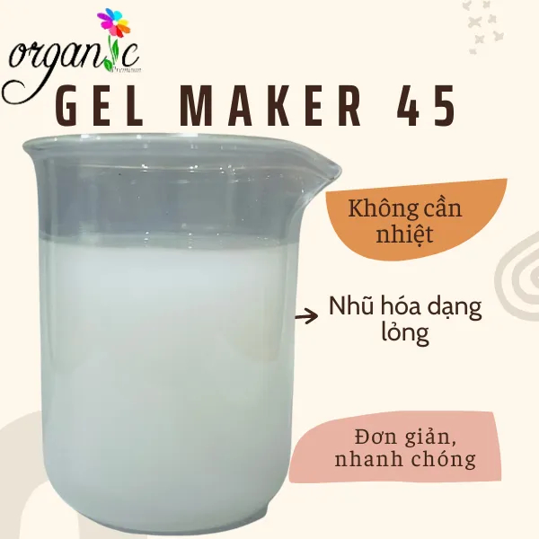 Aquagel 45 (mã: GEL MAKER 45 - CHẤT NHŨ HOÁ KHÔNG CẦN GIA NHIỆT