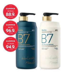 Dầu Gội Xả Thảo Dược Chống Rụng Kích Mọc Tóc Biotin B7 PH 4.0 500ml Hàng Chuẩn Chính Hãng Hàn Quốc