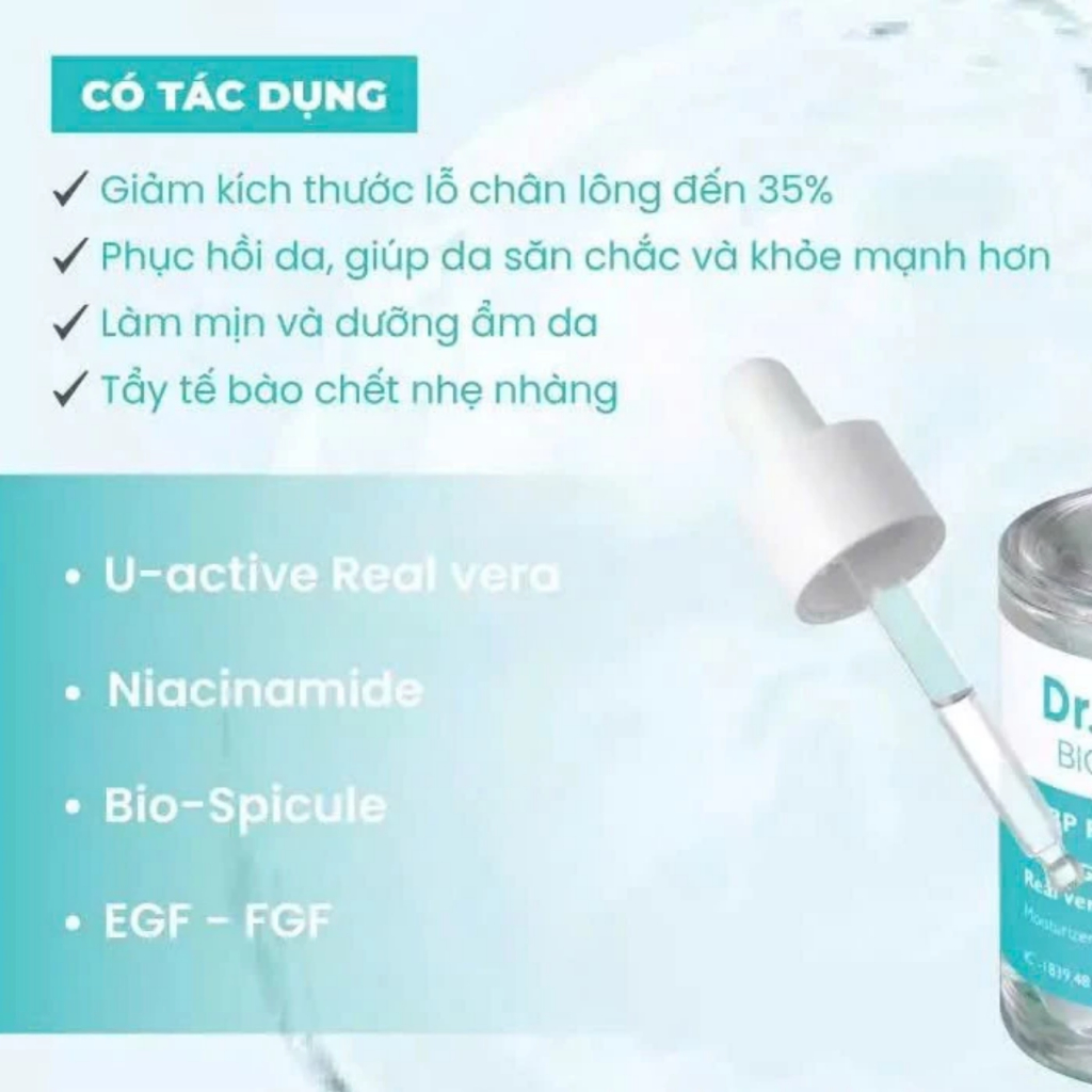 Serum Dr.Melaxin BP Pore Ampoule Thu Nhỏ Lỗ Chân Lông, Giảm Mụn, Sáng da - 30 ml