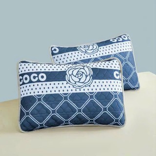 Vỏ gối đầu cao su non COCO người lớn kích thước 45x65cm, được trần 1 lớp cao su dầy dặn, mặt gối vải lụa mát thoáng khí