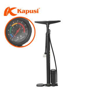 Bơm xe bằng tay có đồng hồ K-3038 Kapusi dây dẫn cao su chất lượng tốt bền bỉ