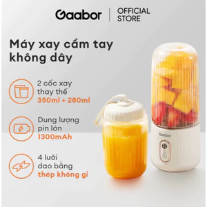 Cốc Xay Sinh Tố Cầm Tay Gaabor FP03T-­WH01A