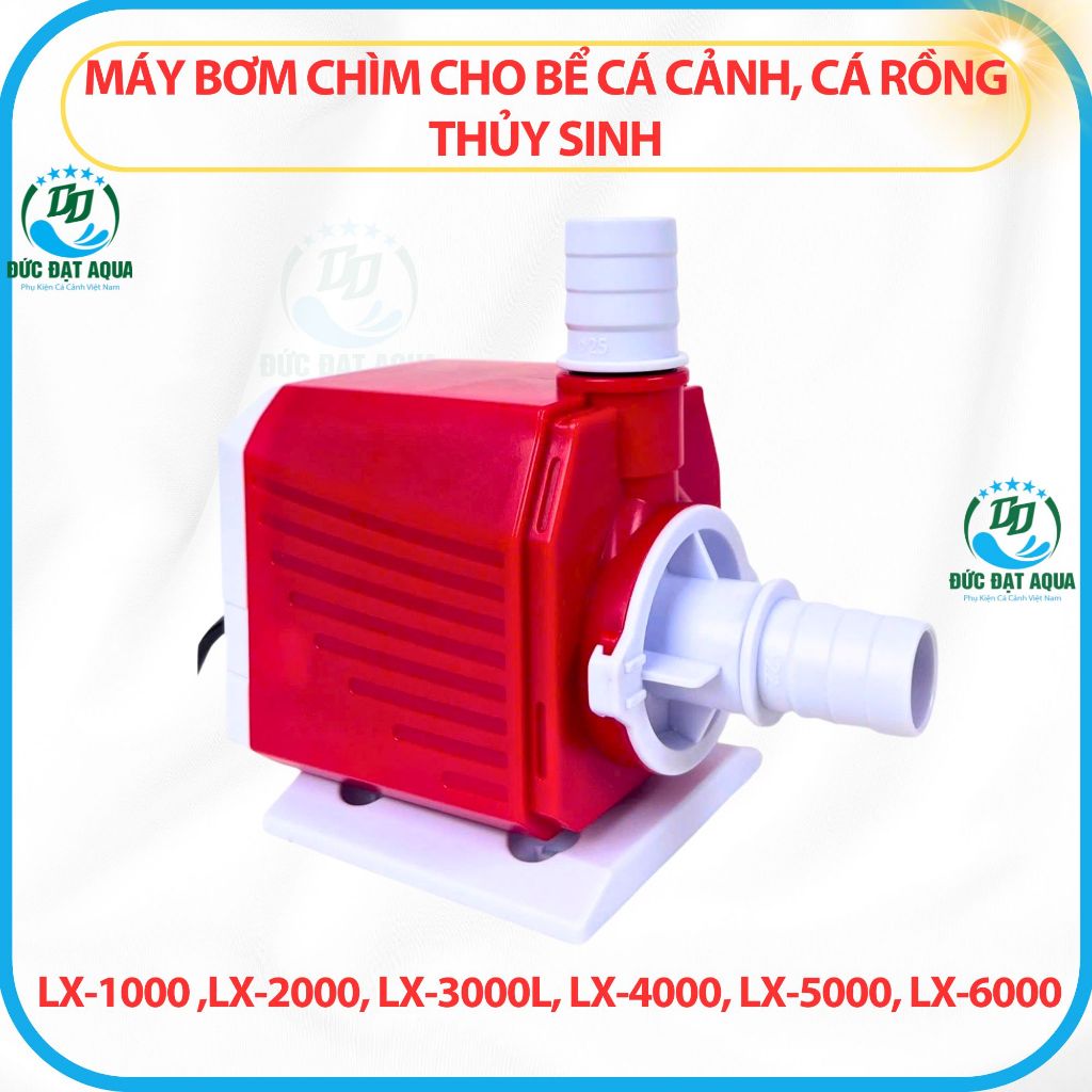 Máy bơm chìm LX-1000 ,LX-2000, LX-3000l, LX-4000, LX-5000, LX-6000 cho bể cá cảnh, cá thủy sinh 5