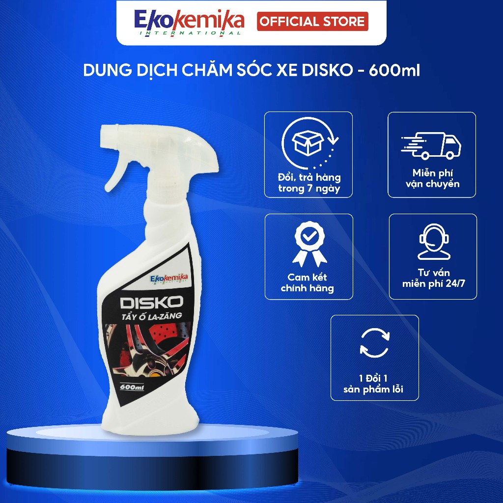 BỘ SẢN PHẨM CHĂM SÓC XE 9 CHAI XỊT CHĂM SÓC XE TẠI NHÀ –THƯƠNG HIỆU EKOKEMIKA