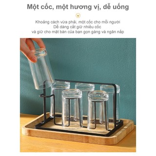 Giá úp cốc Sắt Giá để cốc đa năng Nhiều móc Giá đựng cốc