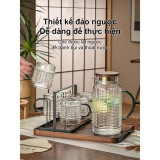 Giá úp cốc Sắt Giá để cốc đa năng Nhiều móc Giá đựng cốc