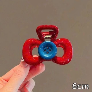 set 4 kẹp tóc càng cua kiểu nút hình dễ thương cho các bạn nữ