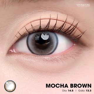 01 Chiếc Kính áp tròng VIVIMOON lens khóa ẩm 1 ngày màu nâu Mocha Brown (Giá 1 bên mắt, x2 để đặt 1 đôi)