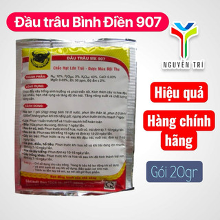 Phân Bón Lá Đầu Trâu MK 907 - Kali Cao 43% (Gói 20g) Giúp Chắc Hạt, Ngọt Trái, Nặng Ký