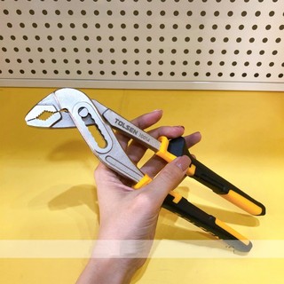Kìm mỏ quạ 7 lỗ công nghiệp TOLSEN 10014 10 inch/ 250mm, thép CrV mạ Niken chống gỉ, BH 12 tháng Kouritsu Official Store