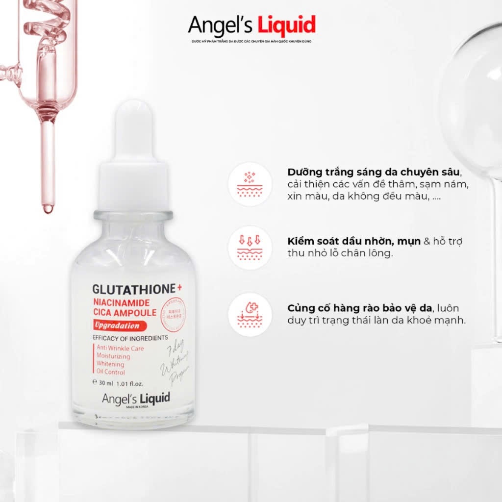 Serum Dưỡng Trắng Angel's Liquid Glutathione 700 Whitening Program 30ml/60ml