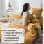 Bộ vỏ chăn ga gối Cotton Tici M2T BEDDING gồm vỏ chăn, ga giường và 2 vỏ gối nằm