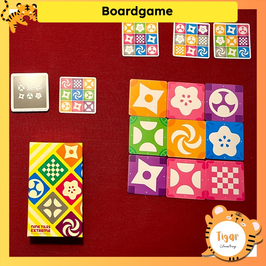 Boardgame Nine Tiles Extreme - Hỗn Loạn Tột Độ Nhà Oink Tigar