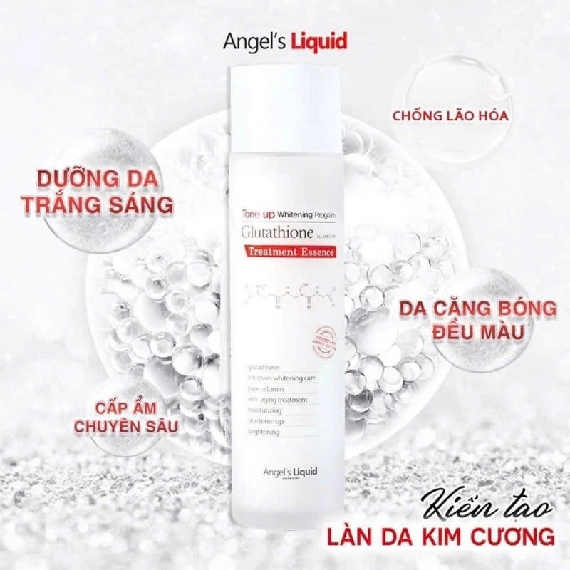 Toner Dưỡng Trắng Angel's Liquid Glutathione + Niacinamide/Glutathione700 7day Whitening Program 150ml