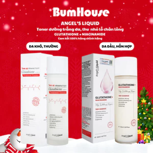 Toner Dưỡng Trắng Angel's Liquid Glutathione + Niacinamide/Glutathione700 7day Whitening Program 150ml