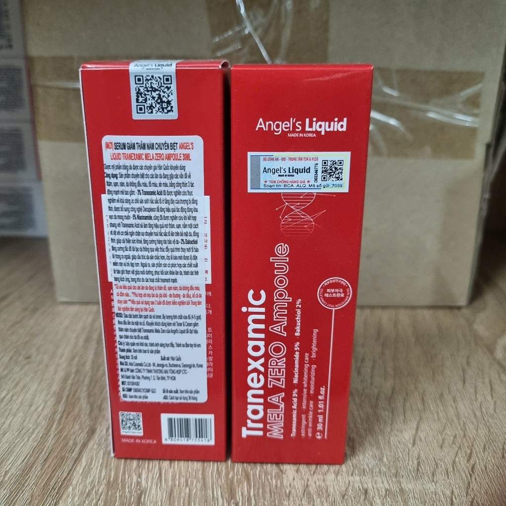 Tinh Chất Giảm Thâm Nám Angel's Liquid Tranexamic Mela Zero Ampoule 30ml
