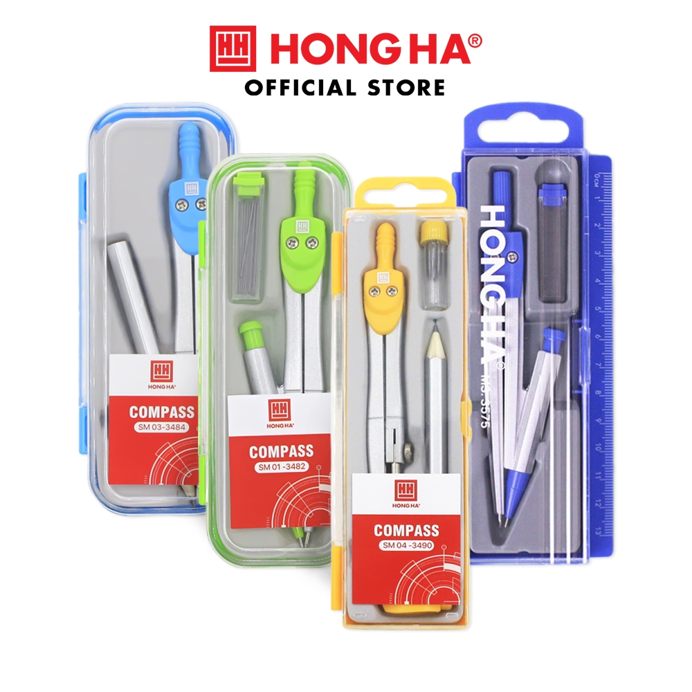 Compa học sinh, compa bút chì, chì kim Hồng Hà | Shopee Việt Nam