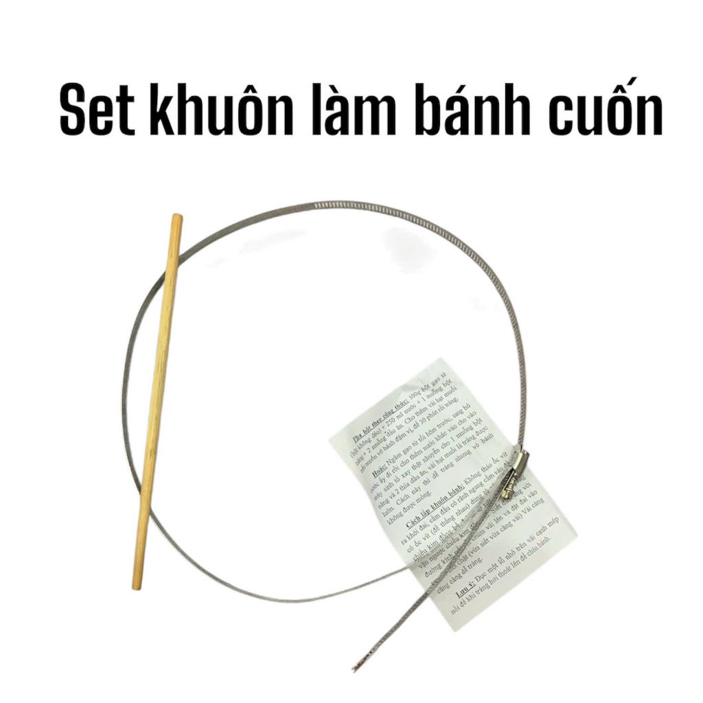 Bộ dụng cụ làm bánh cuốn inox