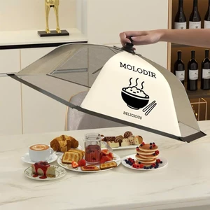 Lồng bàn vải lưới chống côn trùng bụi bẩn gấp gọn tiện lợi.có kèm móc treo