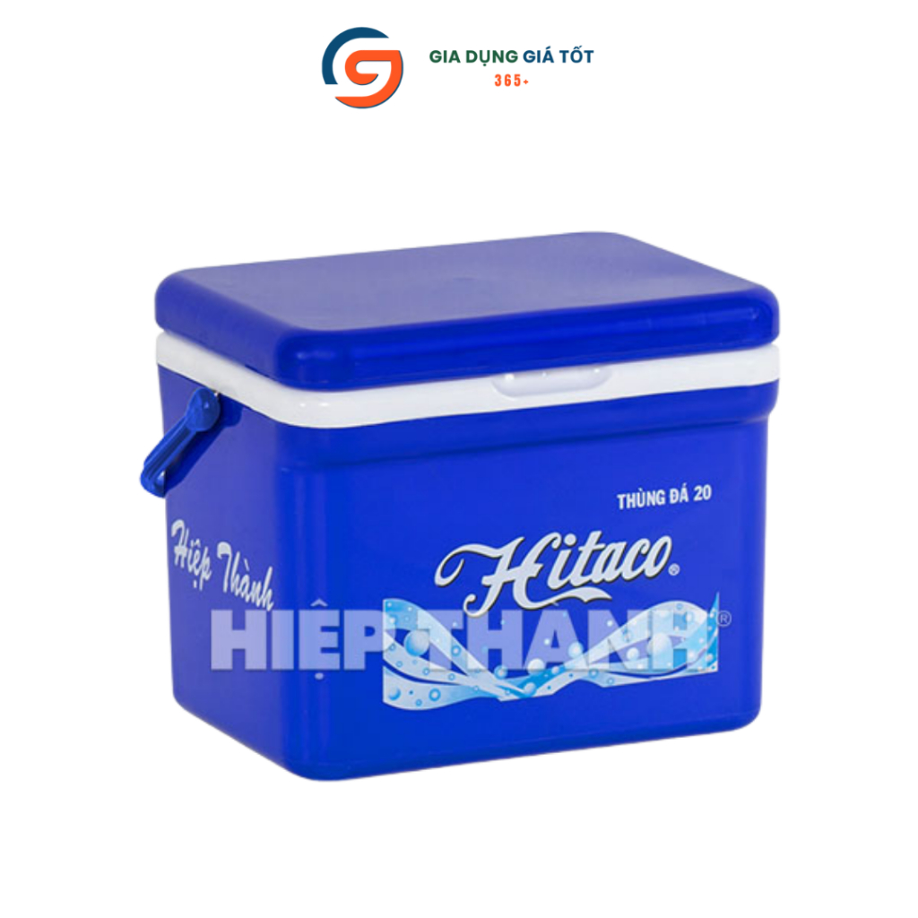 Thùng đá 20L Hitaco nhựa Hiệp Thành ,thùng giữ lạnh có quai xách - thùng giữ nhiệt tiện lợi