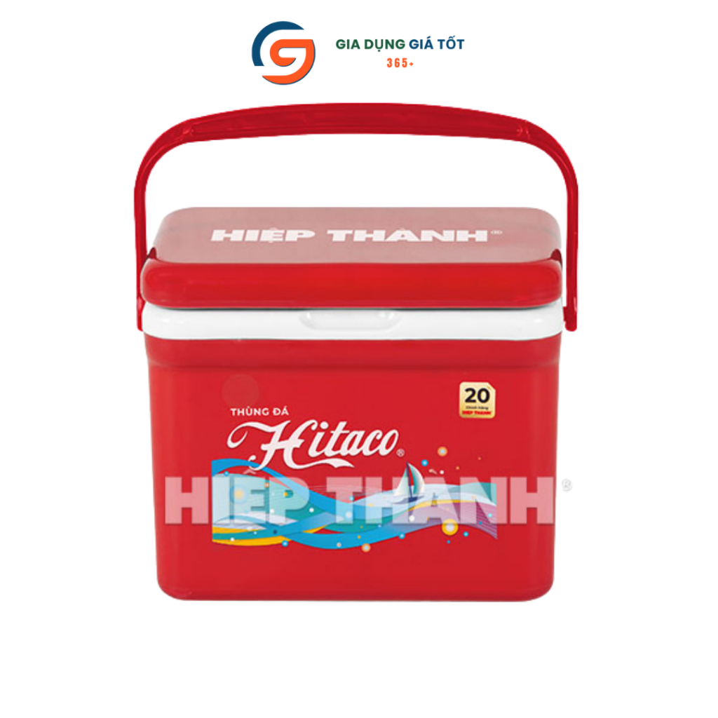Thùng đá 20L Hitaco nhựa Hiệp Thành ,thùng giữ lạnh có quai xách - thùng giữ nhiệt tiện lợi