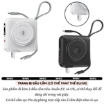 Pin sạc dự phòng kiêm cóc sạc nhanh 45W, sạc không dây từ tính Magnetic 15000Mah, kèm dây sạc Type-C + L(iP/iPad) WIWU — ảnh 7