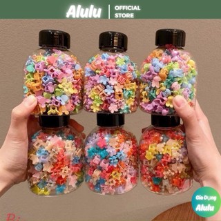 Set 50-100 Kẹp Tóc Nhỏ, Mini Nhiều Màu Dễ Thương Phong Cách Hàn Quốc Cho Bé Gái, Cực Xinh